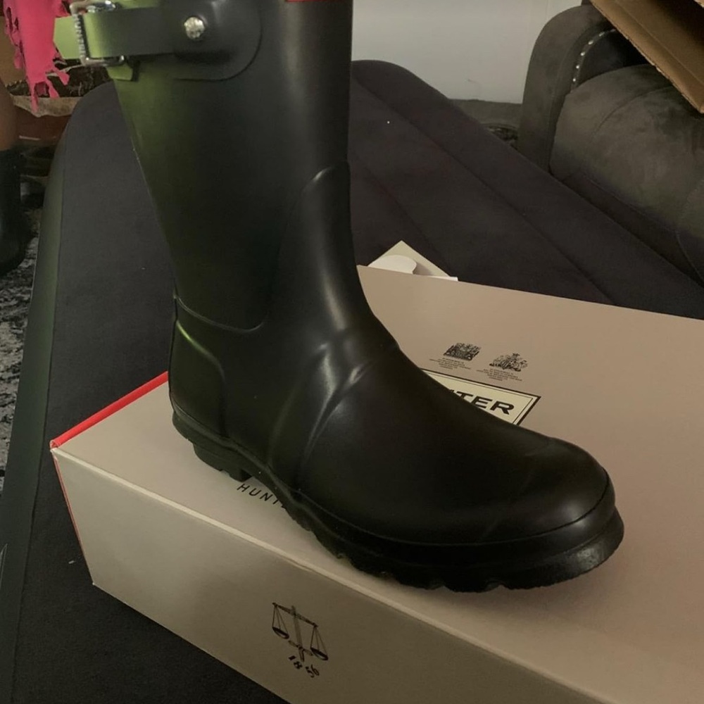 Hunter Black Rain & Snow Boots
